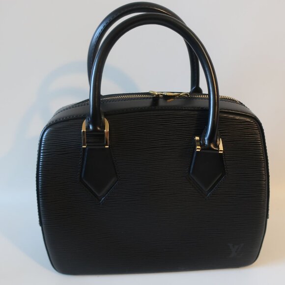 Authentic Womens Louis Vuitton Epi Sablons Black Vintage Leather Satchel Handbag - Picture 2 of 16